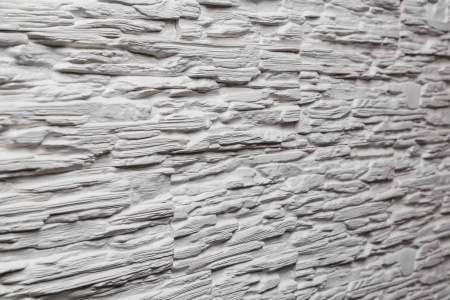 Марсель — декоративный гипсовый камень для внутренней отделки, фактура Скала, сланец